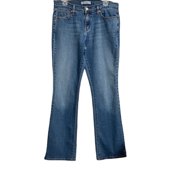 Levi’s 515 Women’s Bootcut Medium Wash Jeans w/ Embellished Pockets Size 10 L/C - Picture 1 of 13